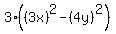 3%28%283x%29%5E2+-+%284y%29%5E2%29