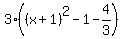 3%28%28x%2B1%29%5E2-1-4%2F3%29