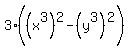 3%28%28x%5E3%29%5E2-%28y%5E3%29%5E2%29