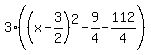 3%28%28x-3%2F2%29%5E2-9%2F4-112%2F4%29