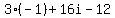 3%28-1%29%2B16i-12