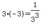 3%28-3%29+=+1%2F3%5E3