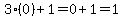 3%280%29%2B1=0%2B1=1