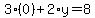 3%280%29%2B2%2Ay=8