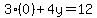3%280%29%2B4y=12