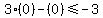 3%280%29-%280%29%3C=-3