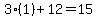 3%281%29%2B12=15