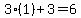 3%281%29%2B3=6