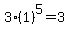 3%281%29%5E5=3