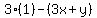 3%281%29-%283x%2By%29