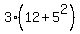 3%2812%2B5%5E2%29