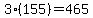 3%28155%29=465