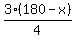 3%28180-x%29%2F4