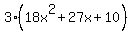 3%2818x%5E2+%2B+27x+%2B+10%29
