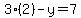 3%282%29-y=7