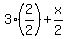 3%282%2F2%29+%2B+x%2F2