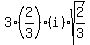 3%282%2F3%29%28i%29sqrt%282%2F3%29