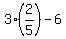 3%282%2F5%29-6