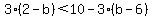 3%282-b%29%3C10-3%28b-6%29