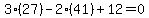 3%2827%29-2%2841%29%2B12=0