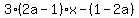 3%282a-1%29x-%281-2a%29