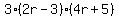 3%282r-3%29%284r%2B5%29