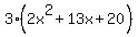 3%282x%5E2%2B13x%2B20%29