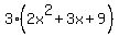 3%282x%5E2%2B3x%2B9%29