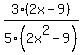 3%282x-9%29%2F5%282x%5E2-9%29