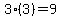 3%283%29=9