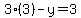3%283%29-y=3