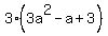 3%283a%5E2-a%2B3%29
