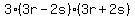 3%283r-2s%29%283r%2B2s%29