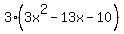 3%283x%5E2-13x-10%29