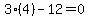 3%284%29-12=0
