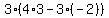 3%284%2A3-3%28-2%29%29