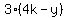 3%284k-y%29