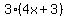 3%284x%2B3%29
