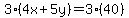 3%284x%2B5y%29=3%2840%29