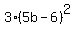 3%285b-6%29%5E2