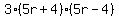 3%285r%2B4%29%285r-4%29