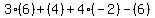 3%286%29%2B%284%29%2B4%28-2%29-%286%29