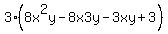 3%288x%5E2y-8x3y-3xy%2B3%29