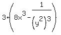 3%288x%5E3-1%2F%28y%5E2%29%5E3%29