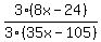 3%288x-24%29%2F3%2835x-105%29