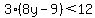 3%288y-9%29%3C12