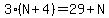 3%28N%2B4%29=29%2BN
