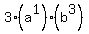 3%28a%5E1%29%28b%5E3%29