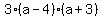 3%28a-4%29%28a%2B3%29