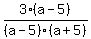 3%28a-5%29%2F%28a-5%29%28a%2B5%29